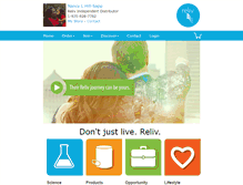 Tablet Screenshot of nancyhillsapp.reliv.com